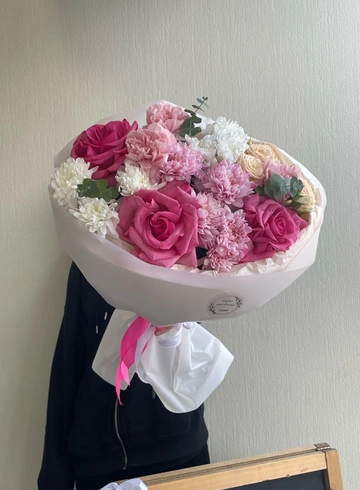 Букет  «Розовый серпантин» от интернет-магазина цветов в 