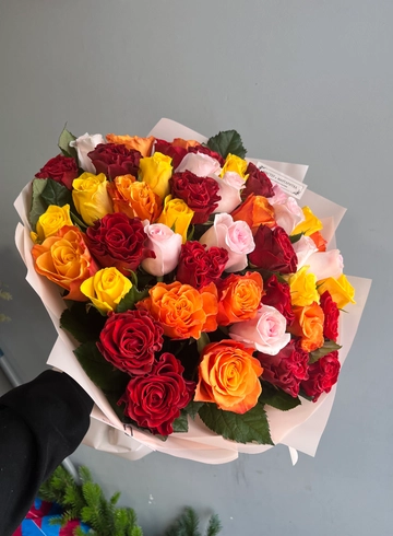 Букет 45 роз &laquo;Долгожданная встреча&raquo; от интернет-магазина цветов в 