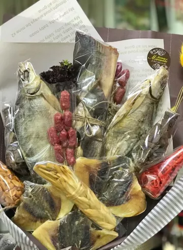 Букет «Рыбное чудо» от интернет-магазина цветов в 