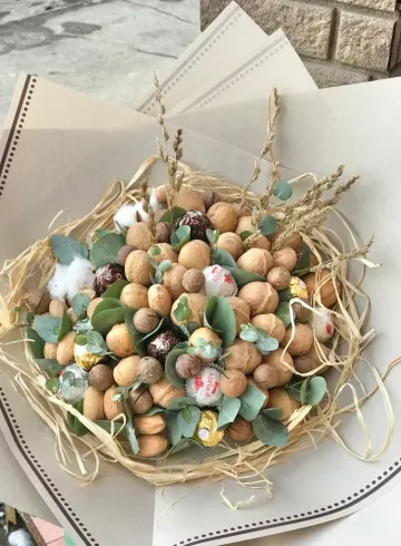 Букет «Ореховый рай» от интернет-магазина цветов в 