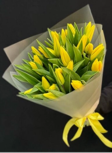 Букет из тюльпанов  «Золотистый колос» от интернет-магазина цветов в 