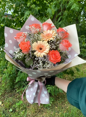 Букет «Пудра» от интернет-магазина цветов в 