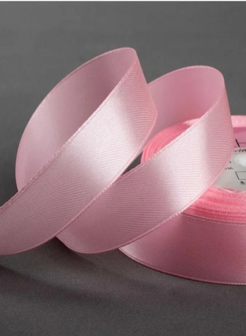Лента атласная розовая от интернет-магазина цветов в 