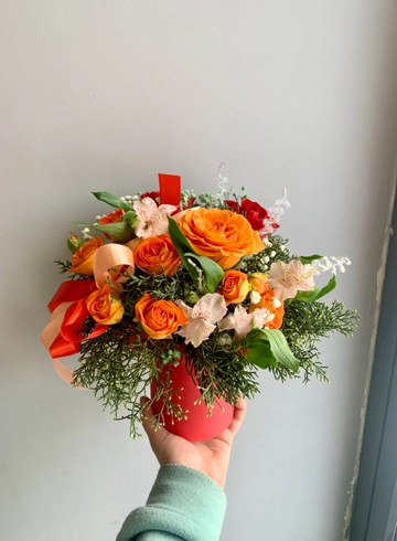 Композиция «Мандаринка» от интернет-магазина цветов в 